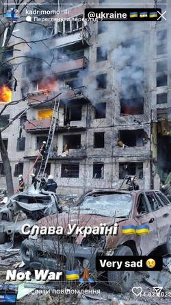 Кадири шокирован фотографиями разрушений в Украине после нападения россиян